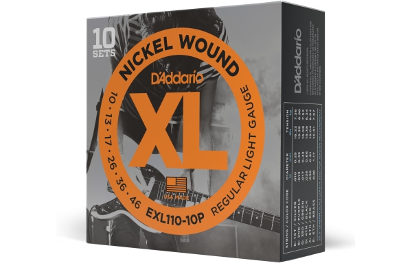 EXL110-10P Nickel Wound Regular Light 10-46