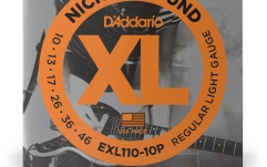 Corzi chitară electrică Daddario EXL110-10P Nickel Wound Regular Light 10-46