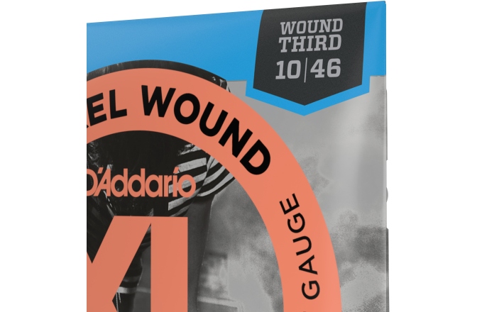 Corzi chitară electrică Daddario EXL110W Nickel Wound Regular Light Wound 3rd 10-46