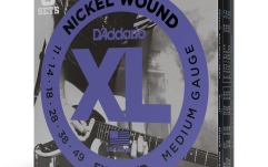 Corzi chitară electrică Daddario EXL115-3D Nickel Wound Medium/Blues-Jazz Rock 11-49 3 Sets