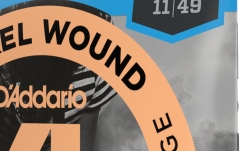 Corzi chitară electrică Daddario EXL115w Nickel Wound Medium/Blues-Jazz Rock Wound 3rd 11-49