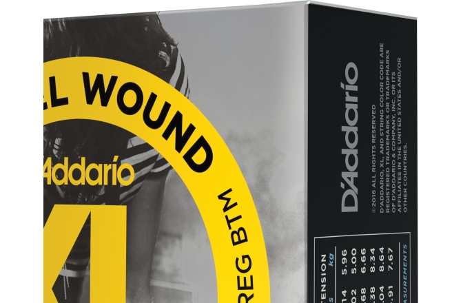 Corzi chitară electrică Daddario EXL125-10P Nickel Wound Super Light Top/Regular Bottom 09-46 