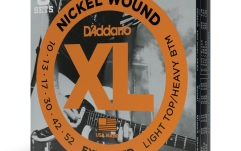 Corzi chitară electrică Daddario EXL140-3D Nickel Wound Light Top/Heavy Bottom 10-52 3 sets