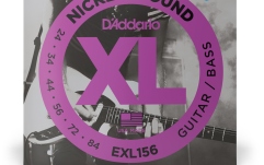Corzi chitară electrică Daddario EXL156 Nickel Wound Electric Guitar/Bass Fender Nickel Wound Bass VI 24-84