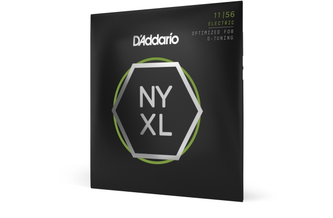 Corzi chitară electrică Daddario NYXL1156 Nickel Wound Medium Top / Extra-Heavy Bottom 11-56