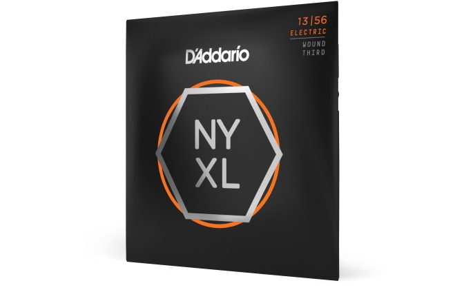 Corzi chitară electrică Daddario NYXL1356W Nickel Wound Medium Wound 3rd 13-56