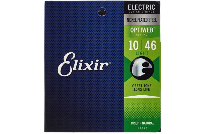 Corzi chitară electrică Elixir Optiweb Electric Nickel Plated Light 19052