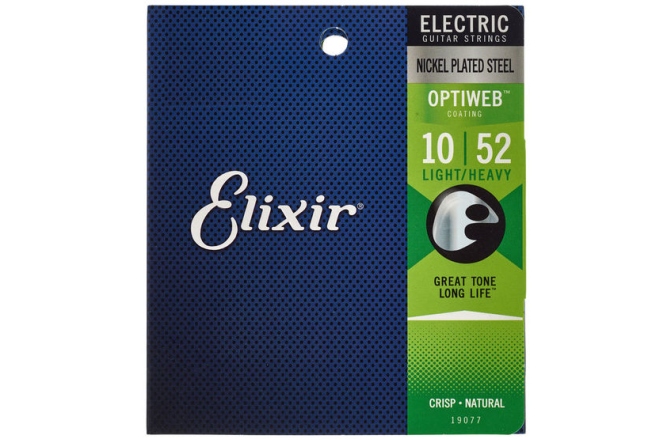 Corzi chitară electrică Elixir Optiweb Electric Nickel Plated Light-Heavy 19077