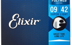 Corzi chitară electrică Elixir Polyweb Electric Nickel Plated Super-Light 12050