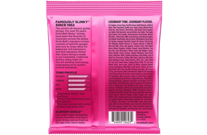 Corzi chitară electrică Ernie Ball Super Slinky 2623 7S Nickel Wound 9-52