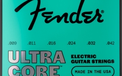 Corzi chitară electrică Fender 1250 Ultracore™ Guitar Strings Nickel Plated Steel Ball End 1250L Gauges .009-.042 (6)