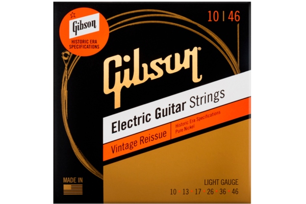 SEG-HVR10 Vintage Reissue Electric Guitar Strings 10-46 Light SEG-HVR10 Vintage Reissue Electric Guitar Strings 10-46 Light