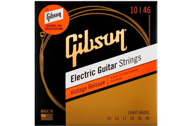 Corzi chitară electrică Gibson SEG-HVR10 Vintage Reissue Electric Guitar Strings 10-46 Light