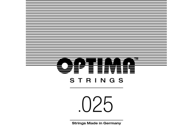 Corzi chitară electrică Optima  Chrome strings round wound D4
