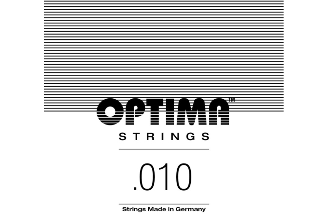 Corzi chitară electrică Optima Chrome strings round wound E.010
