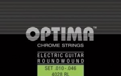 Corzi chitară electrică Optima  Chrome strings round wound Set