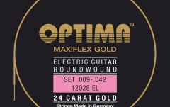 Corzi chitară electrică Optima  Gold Strings. Maxiflex D4 .026w