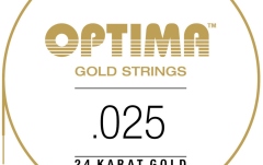 Corzi chitară electrică Optima Gold strings round wound D4 .025w