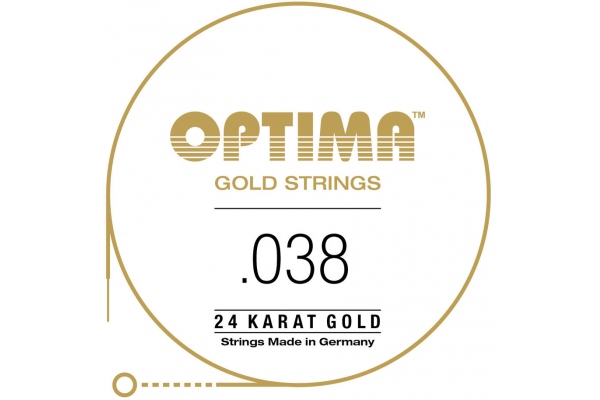  Gold strings round wound E6 .038w
