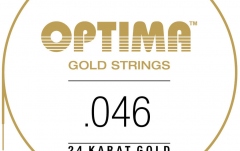 Corzi chitară electrică Optima  Gold strings round wound E6 .046w
