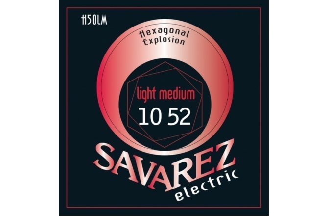 Corzi chitară electrică Savarez Nickel Med-Light .010-.052