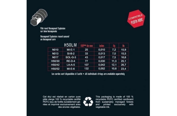 Corzi chitară electrică Savarez Nickel Med-Light .010-.052