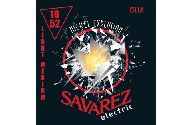Corzi chitară electrică Savarez Roundcore Light-Med. .010-.052