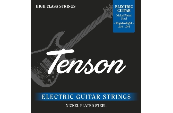 Corzi chitara electrica Tenson Nickel .010-.046, Regular Light