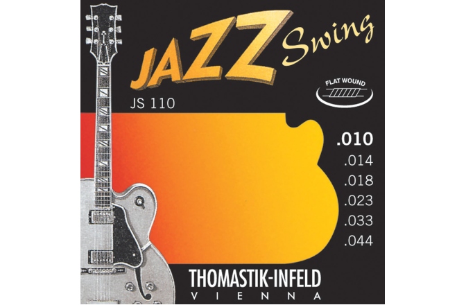 Corzi chitară electrică Thomastik Corzi chitara electrica Jazz Swing Series Nickel Flat Wound Set