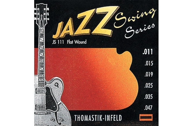 Corzi chitară electrică Thomastik Corzi chitara electrica Jazz Swing Series Nickel Flat Wound Set