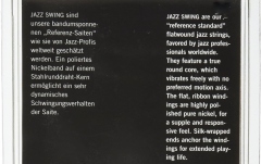 Corzi chitară electrică Thomastik Corzi chitara electrica Jazz Swing Series Nickel Flat Wound Set