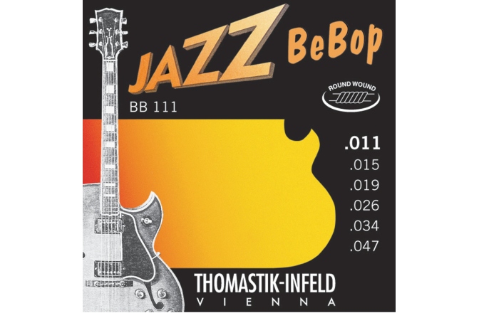 Corzi chitară electrică Thomastik Jazz BeBob series BB111
