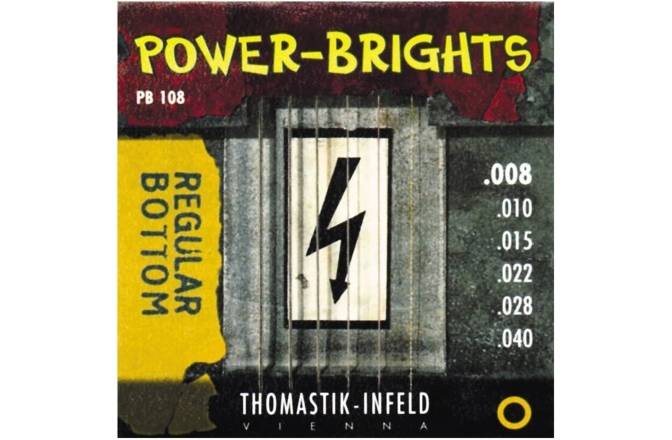 Corzi chitară electrică Thomastik Power Brights Series PB108