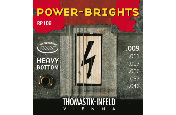 Corzi chitară electrică Thomastik Power Brights Series RP109
