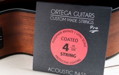 Corzi de bas Ortega Corzi custom "Pro" pt bas acustic cu 4 corzi - Long Scale 34" / Ph Bronze / .045/.100