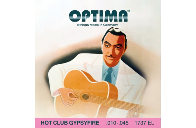 Corzi de chitară acustică Optima Gypsyfire 1757EL