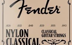 Klasszikus gitár húrok Fender Nylon Classical 100