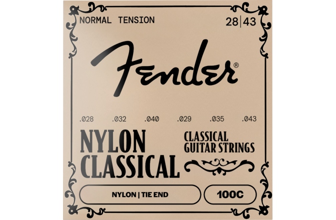 Klasszikus gitár húrok Fender Nylon Classical 100
