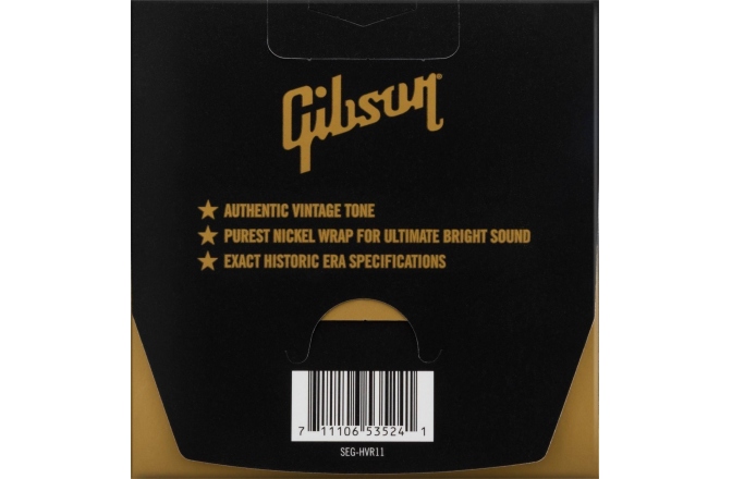 Corzi de Chitară Electrică Gibson Vintage Reissue Electric 11-50 Medium SEG-HVR11