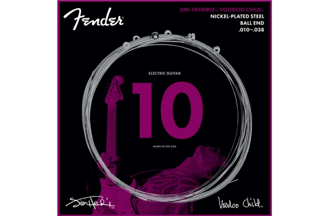 Corzi de Chitară Fender Hendrix Voodoo Child Ball End NPS 10-38