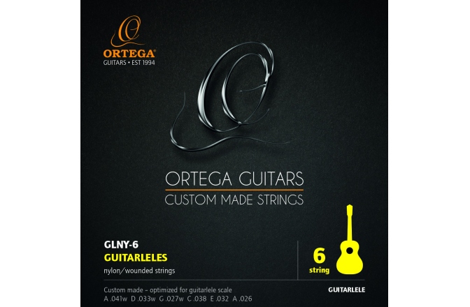 Corzi Guitarlele  Ortega Guitarlele Strings - 420 - 440mm Scale 6pcs.