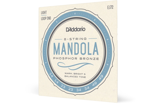 Corzi mandolă Daddario EJ72 PB Mandola Light 14-49