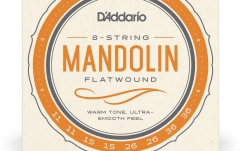 Corzi mandolină Daddario EFW74 Flatwound Medium 11-36