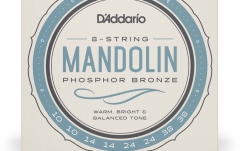 Corzi mandolină Daddario EJ73 PB Light 10-38 3 Sets
