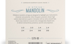 Corzi mandolină Daddario EJ73 PB Light 10-38 3 Sets