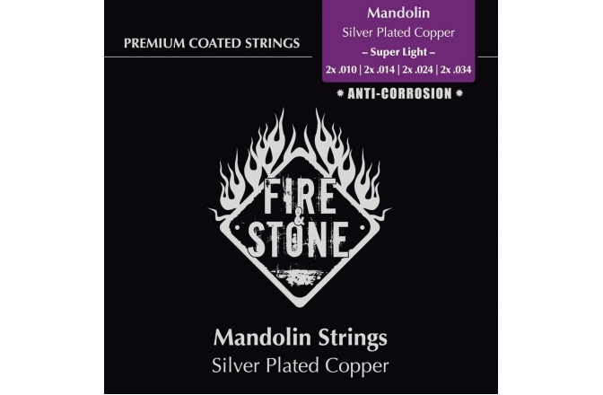 Corzi mandolina Fire&Stone Premium Coated Mandolin