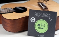 Corzi Ukulele Bariton Ortega Custom Made Strings "Pro" for Bariton Ukulele 4 String - Crystal Nylon / .026/.030