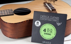 Corzi ukulele bariton Ortega Custom Made Strings "Select" for Bariton Ukulele 4 String - Black Nylon / .026/.030