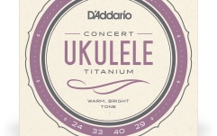 Corzi ukulele concert Daddario EJ87C Titanium 