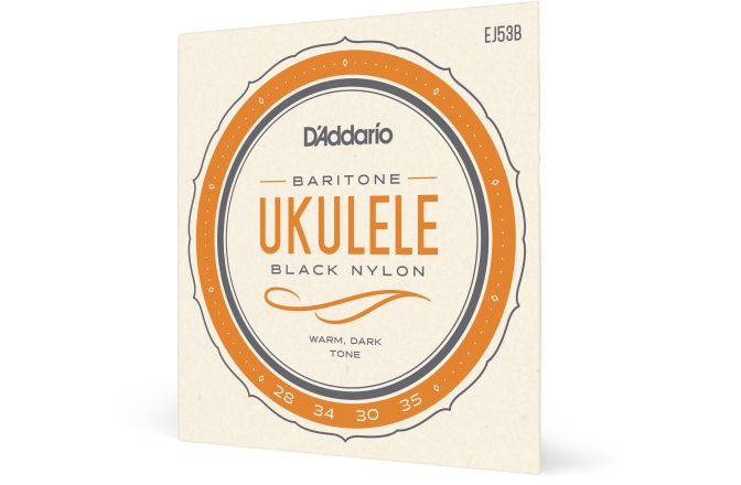 Corzi ukulele  Daddario EJ53B Pro-Arté Rectified Baritone